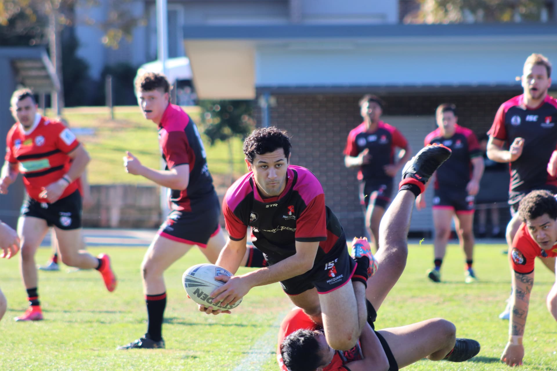 Warriors on the attack